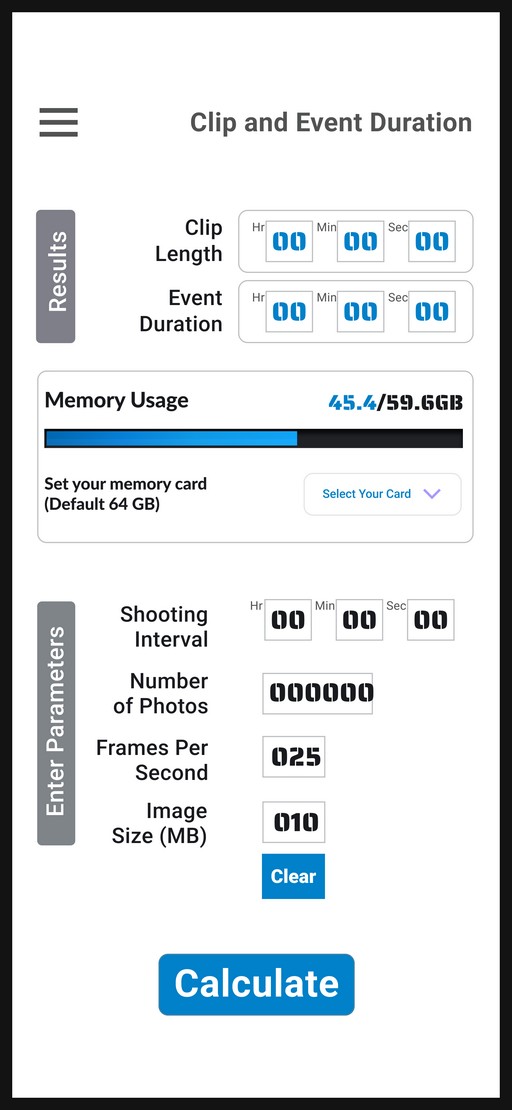 Clip and Event Duration Frame